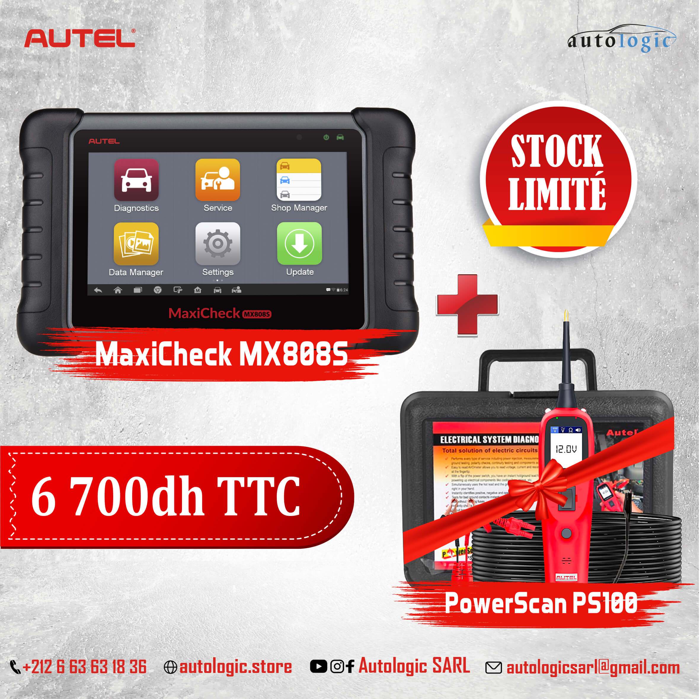 Autel MaxiCheck MX808 Full System Diagnostic Tool Newly Adds Active Test &  Battery Testing